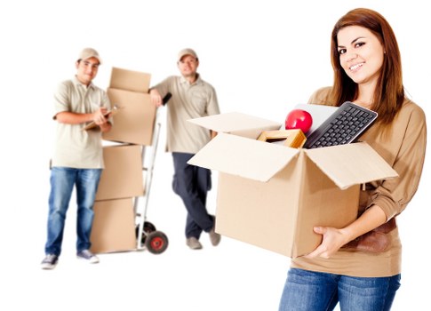 Experienced moving team handling belongings