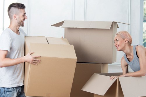 Organizing belongings for a home move