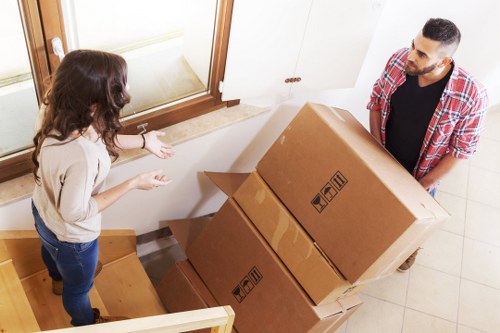 Satisfied customers with Man and Van service